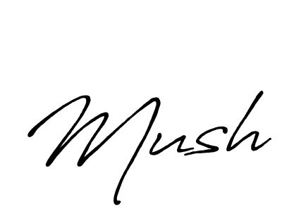 Best and Professional Signature Style for Mush. Antro_Vectra_Bolder Best Signature Style Collection. Mush signature style 7 images and pictures png