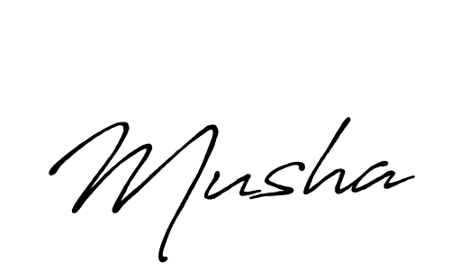 Also we have Musha name is the best signature style. Create professional handwritten signature collection using Antro_Vectra_Bolder autograph style. Musha signature style 7 images and pictures png