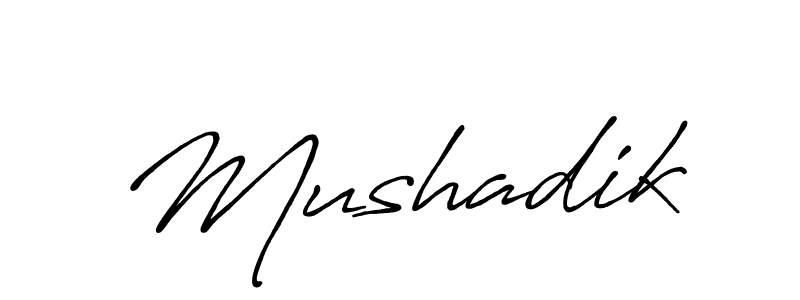 You should practise on your own different ways (Antro_Vectra_Bolder) to write your name (Mushadik) in signature. don't let someone else do it for you. Mushadik signature style 7 images and pictures png