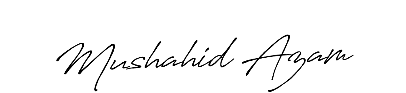 Make a beautiful signature design for name Mushahid Azam. Use this online signature maker to create a handwritten signature for free. Mushahid Azam signature style 7 images and pictures png