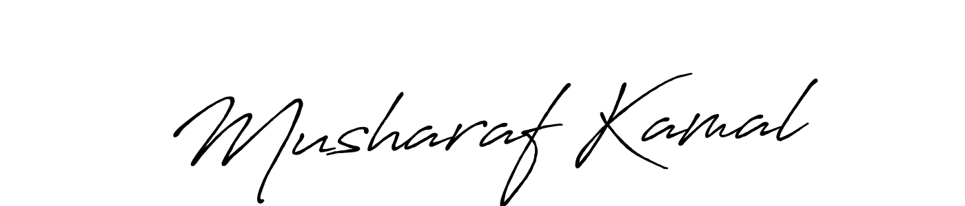 Similarly Antro_Vectra_Bolder is the best handwritten signature design. Signature creator online .You can use it as an online autograph creator for name Musharaf Kamal. Musharaf Kamal signature style 7 images and pictures png