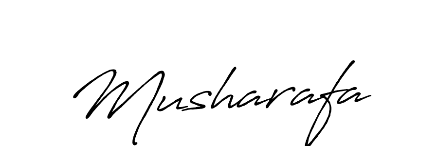 Also we have Musharafa name is the best signature style. Create professional handwritten signature collection using Antro_Vectra_Bolder autograph style. Musharafa signature style 7 images and pictures png