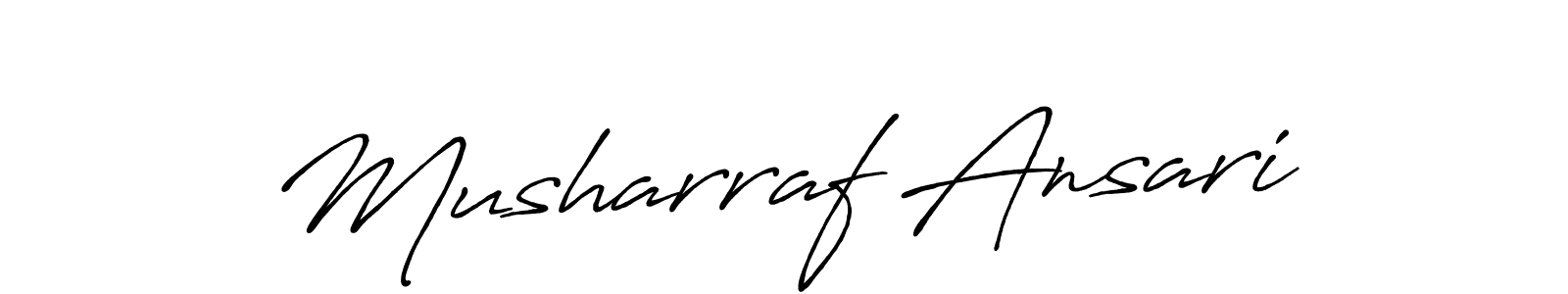 This is the best signature style for the Musharraf Ansari name. Also you like these signature font (Antro_Vectra_Bolder). Mix name signature. Musharraf Ansari signature style 7 images and pictures png