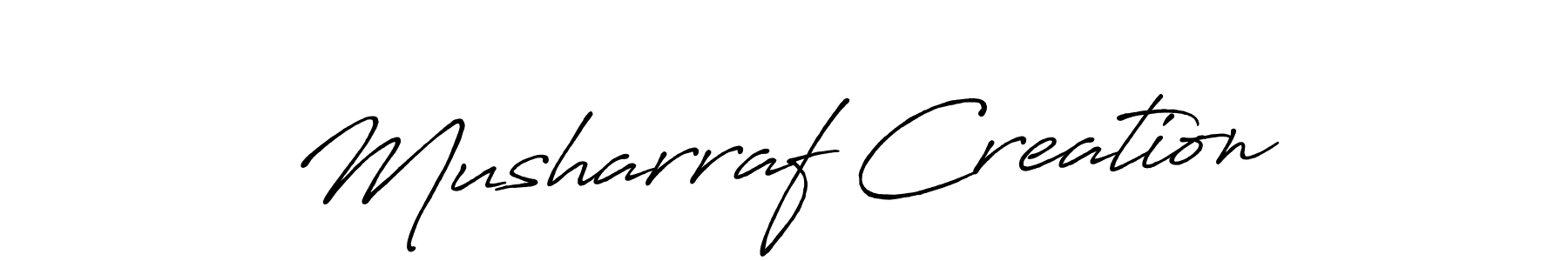 Make a beautiful signature design for name Musharraf Creation. Use this online signature maker to create a handwritten signature for free. Musharraf Creation signature style 7 images and pictures png