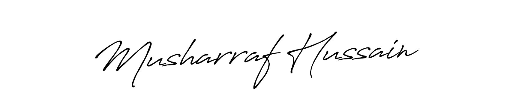 You can use this online signature creator to create a handwritten signature for the name Musharraf Hussain. This is the best online autograph maker. Musharraf Hussain signature style 7 images and pictures png