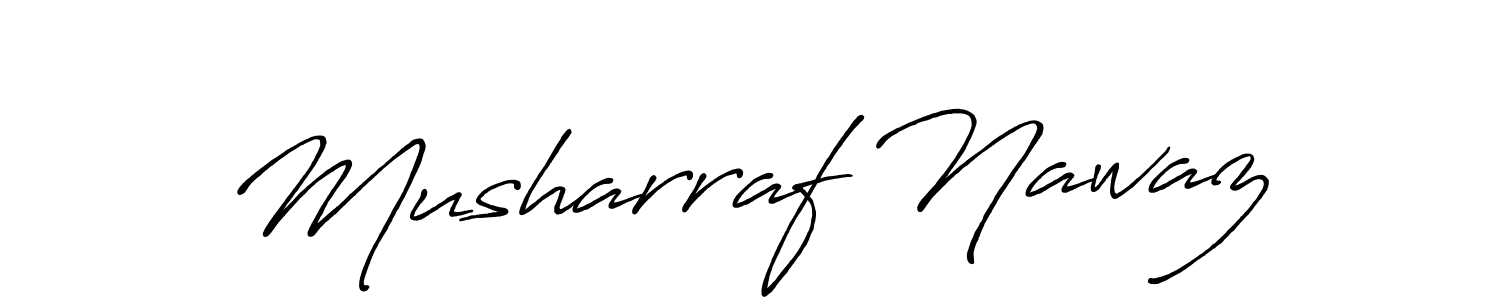 if you are searching for the best signature style for your name Musharraf Nawaz. so please give up your signature search. here we have designed multiple signature styles  using Antro_Vectra_Bolder. Musharraf Nawaz signature style 7 images and pictures png