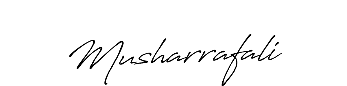 You should practise on your own different ways (Antro_Vectra_Bolder) to write your name (Musharrafali) in signature. don't let someone else do it for you. Musharrafali signature style 7 images and pictures png