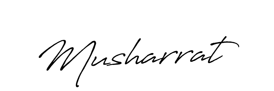 How to make Musharrat signature? Antro_Vectra_Bolder is a professional autograph style. Create handwritten signature for Musharrat name. Musharrat signature style 7 images and pictures png