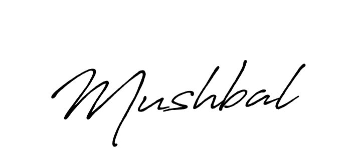 Also we have Mushbal name is the best signature style. Create professional handwritten signature collection using Antro_Vectra_Bolder autograph style. Mushbal signature style 7 images and pictures png