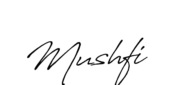 Once you've used our free online signature maker to create your best signature Antro_Vectra_Bolder style, it's time to enjoy all of the benefits that Mushfi name signing documents. Mushfi signature style 7 images and pictures png