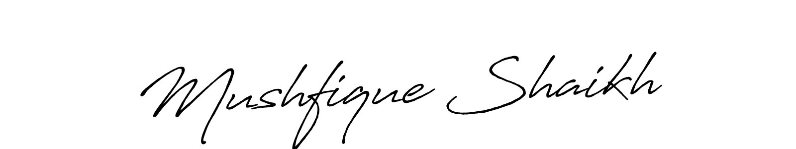 You should practise on your own different ways (Antro_Vectra_Bolder) to write your name (Mushfique Shaikh) in signature. don't let someone else do it for you. Mushfique Shaikh signature style 7 images and pictures png