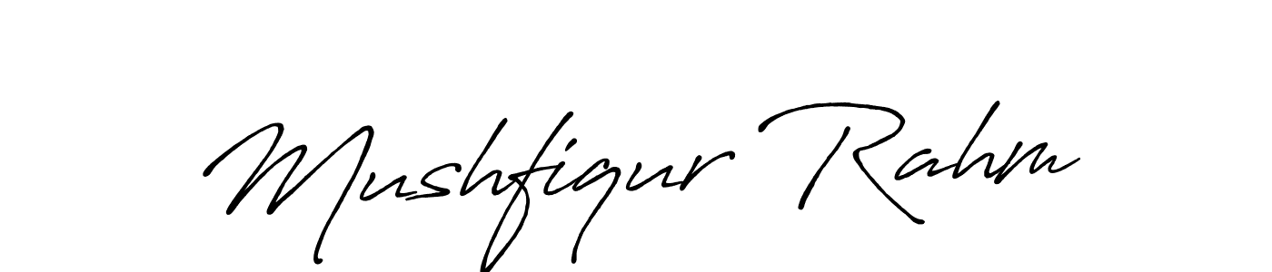 if you are searching for the best signature style for your name Mushfiqur Rahm. so please give up your signature search. here we have designed multiple signature styles  using Antro_Vectra_Bolder. Mushfiqur Rahm signature style 7 images and pictures png