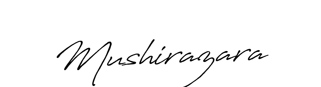 Mushirazara stylish signature style. Best Handwritten Sign (Antro_Vectra_Bolder) for my name. Handwritten Signature Collection Ideas for my name Mushirazara. Mushirazara signature style 7 images and pictures png