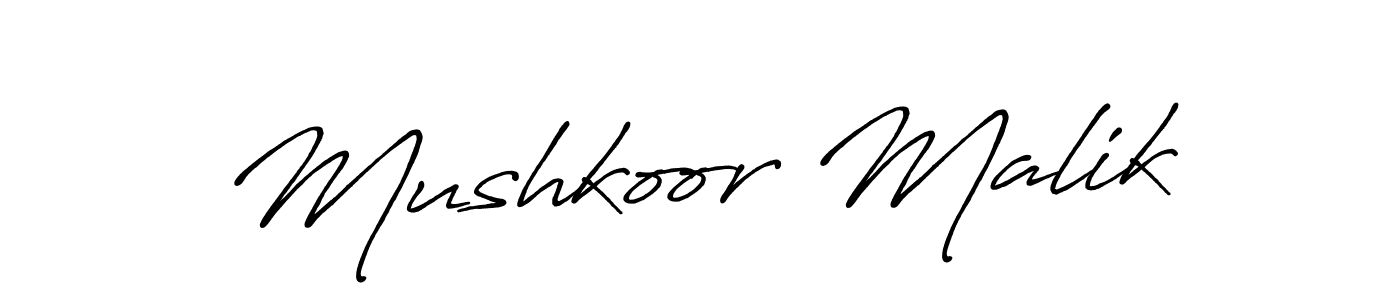 This is the best signature style for the Mushkoor Malik name. Also you like these signature font (Antro_Vectra_Bolder). Mix name signature. Mushkoor Malik signature style 7 images and pictures png