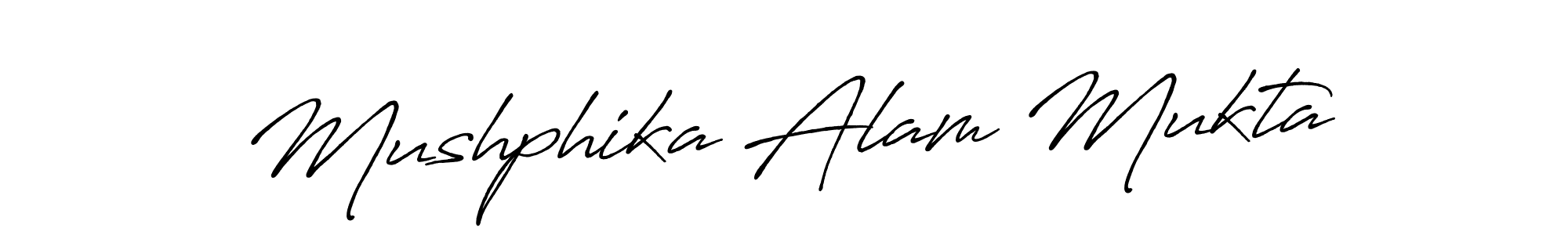 Also You can easily find your signature by using the search form. We will create Mushphika Alam Mukta name handwritten signature images for you free of cost using Antro_Vectra_Bolder sign style. Mushphika Alam Mukta signature style 7 images and pictures png
