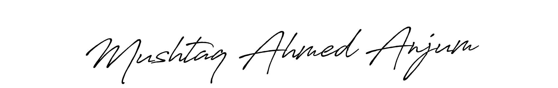 Use a signature maker to create a handwritten signature online. With this signature software, you can design (Antro_Vectra_Bolder) your own signature for name Mushtaq Ahmed Anjum. Mushtaq Ahmed Anjum signature style 7 images and pictures png