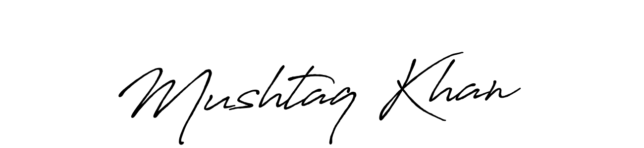 How to make Mushtaq Khan  signature? Antro_Vectra_Bolder is a professional autograph style. Create handwritten signature for Mushtaq Khan  name. Mushtaq Khan  signature style 7 images and pictures png