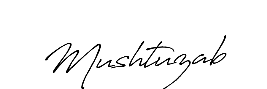 How to make Mushtuzab signature? Antro_Vectra_Bolder is a professional autograph style. Create handwritten signature for Mushtuzab name. Mushtuzab signature style 7 images and pictures png