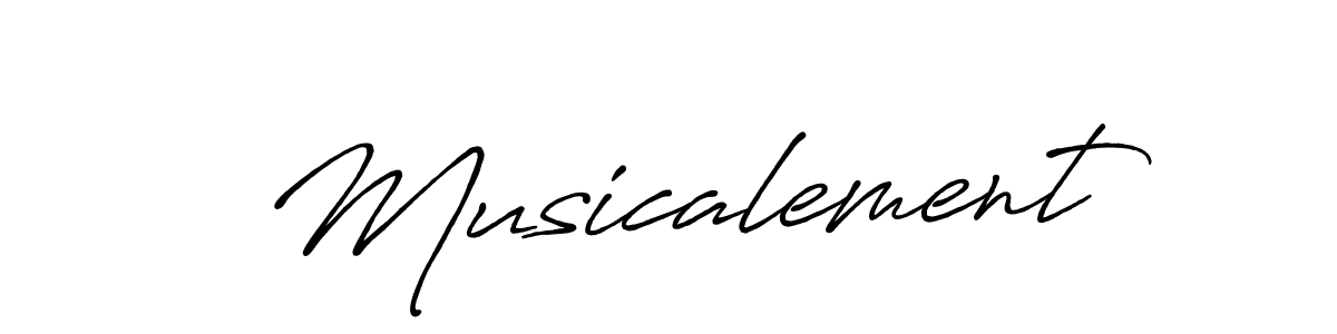 Use a signature maker to create a handwritten signature online. With this signature software, you can design (Antro_Vectra_Bolder) your own signature for name Musicalement. Musicalement signature style 7 images and pictures png