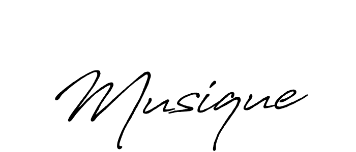 You should practise on your own different ways (Antro_Vectra_Bolder) to write your name (Musique) in signature. don't let someone else do it for you. Musique signature style 7 images and pictures png