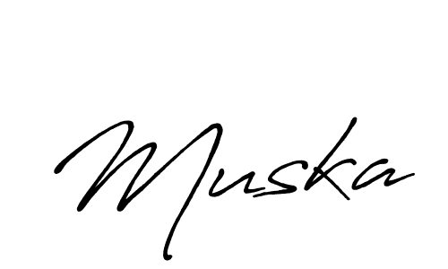 Also we have Muska name is the best signature style. Create professional handwritten signature collection using Antro_Vectra_Bolder autograph style. Muska signature style 7 images and pictures png