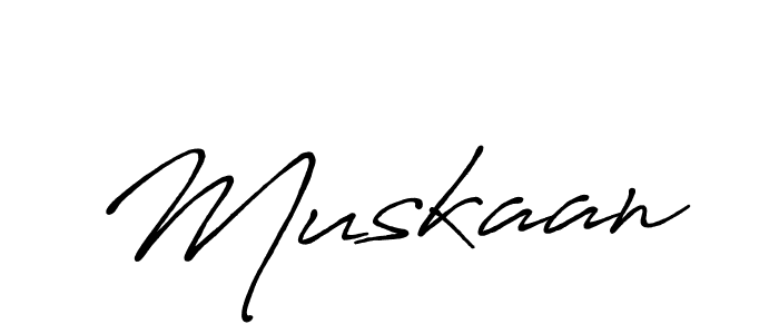 How to make Muskaan signature? Antro_Vectra_Bolder is a professional autograph style. Create handwritten signature for Muskaan name. Muskaan signature style 7 images and pictures png