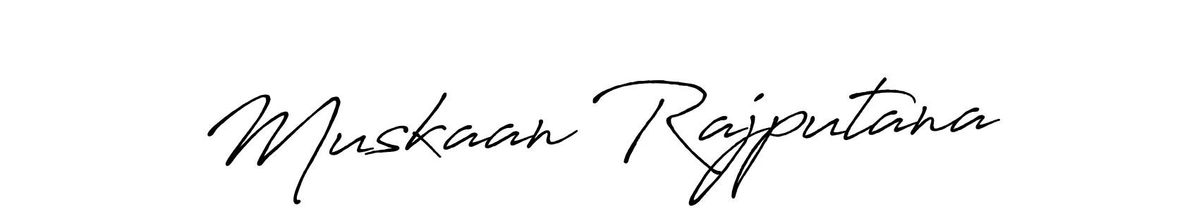 Also we have Muskaan Rajputana name is the best signature style. Create professional handwritten signature collection using Antro_Vectra_Bolder autograph style. Muskaan Rajputana signature style 7 images and pictures png