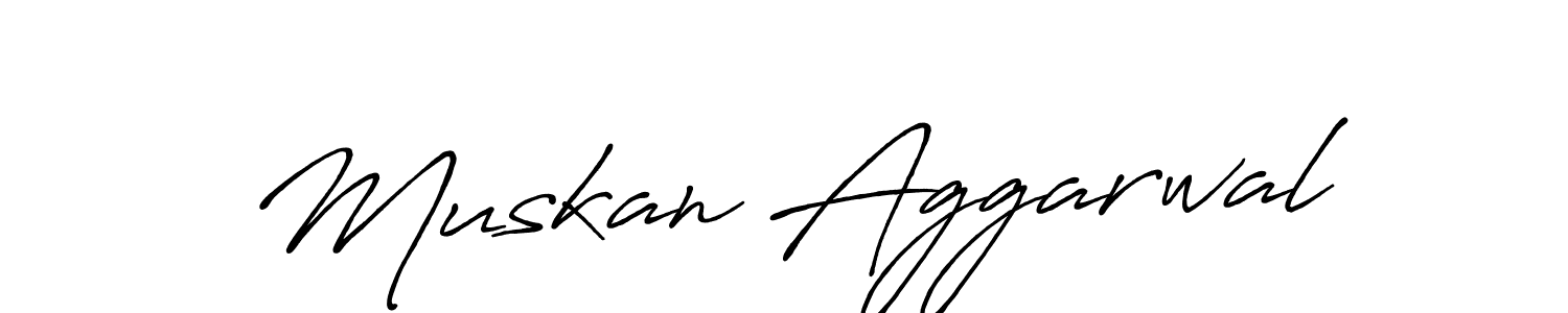 Make a beautiful signature design for name Muskan Aggarwal. Use this online signature maker to create a handwritten signature for free. Muskan Aggarwal signature style 7 images and pictures png