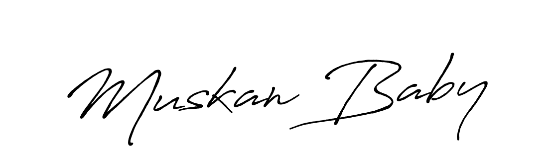 Similarly Antro_Vectra_Bolder is the best handwritten signature design. Signature creator online .You can use it as an online autograph creator for name Muskan Baby. Muskan Baby signature style 7 images and pictures png