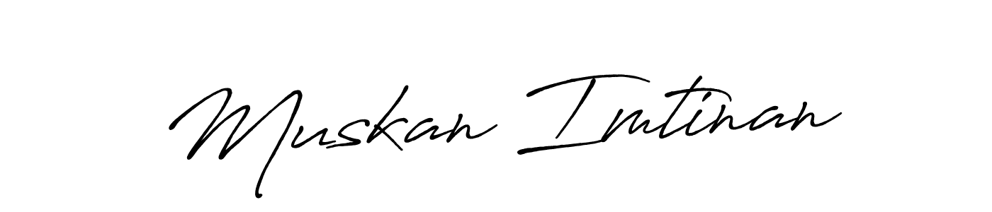 Similarly Antro_Vectra_Bolder is the best handwritten signature design. Signature creator online .You can use it as an online autograph creator for name Muskan Imtinan. Muskan Imtinan signature style 7 images and pictures png