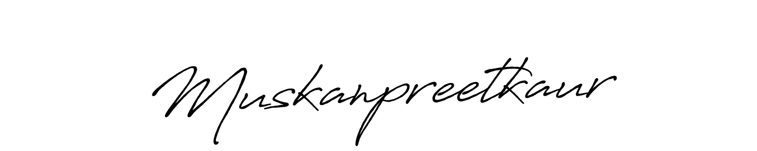 How to Draw Muskanpreetkaur signature style? Antro_Vectra_Bolder is a latest design signature styles for name Muskanpreetkaur. Muskanpreetkaur signature style 7 images and pictures png
