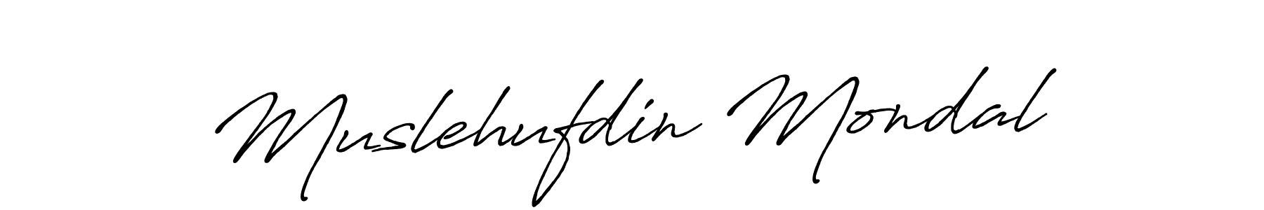 Also we have Muslehufdin Mondal name is the best signature style. Create professional handwritten signature collection using Antro_Vectra_Bolder autograph style. Muslehufdin Mondal signature style 7 images and pictures png