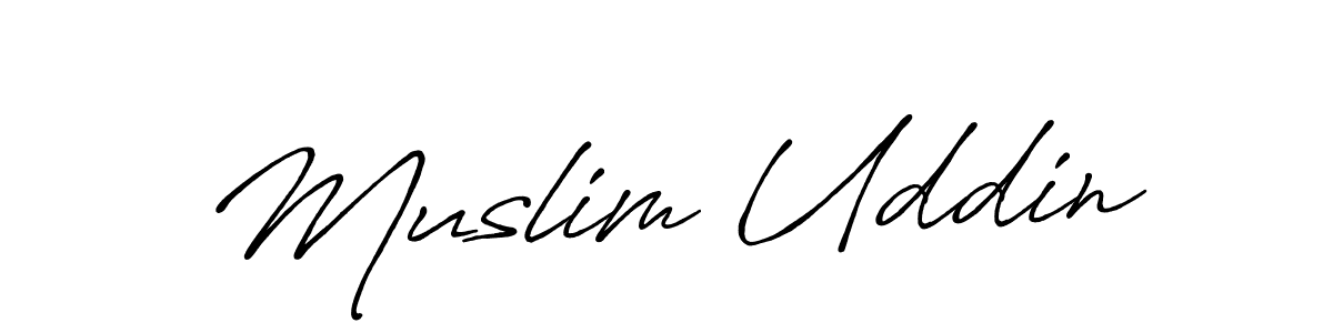 Make a beautiful signature design for name Muslim Uddin. Use this online signature maker to create a handwritten signature for free. Muslim Uddin signature style 7 images and pictures png