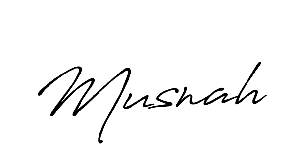 How to make Musnah signature? Antro_Vectra_Bolder is a professional autograph style. Create handwritten signature for Musnah name. Musnah signature style 7 images and pictures png