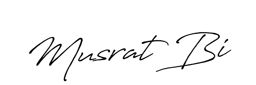 Make a beautiful signature design for name Musrat Bi. With this signature (Antro_Vectra_Bolder) style, you can create a handwritten signature for free. Musrat Bi signature style 7 images and pictures png