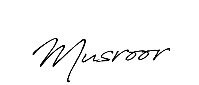 Use a signature maker to create a handwritten signature online. With this signature software, you can design (Antro_Vectra_Bolder) your own signature for name Musroor. Musroor signature style 7 images and pictures png