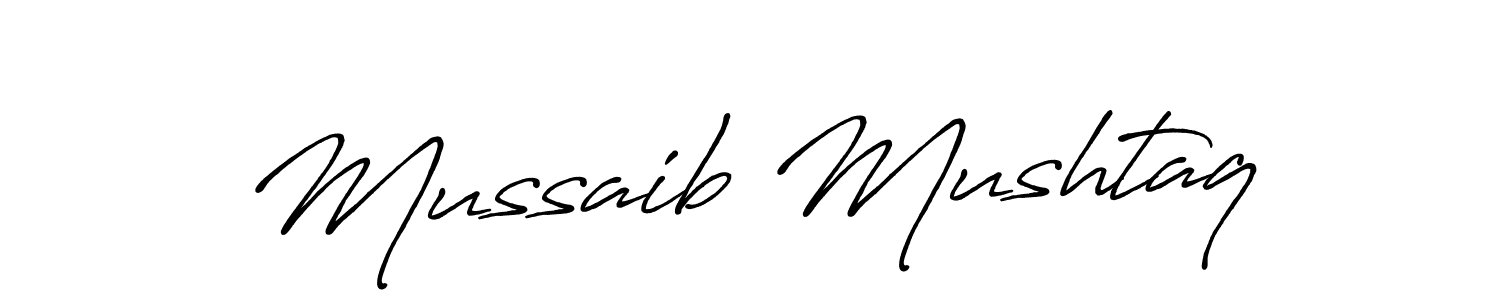 You should practise on your own different ways (Antro_Vectra_Bolder) to write your name (Mussaib Mushtaq) in signature. don't let someone else do it for you. Mussaib Mushtaq signature style 7 images and pictures png