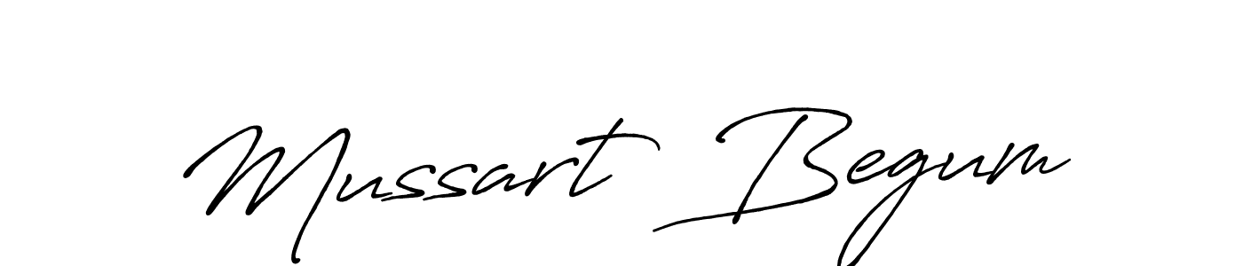 Make a beautiful signature design for name Mussart  Begum. Use this online signature maker to create a handwritten signature for free. Mussart  Begum signature style 7 images and pictures png