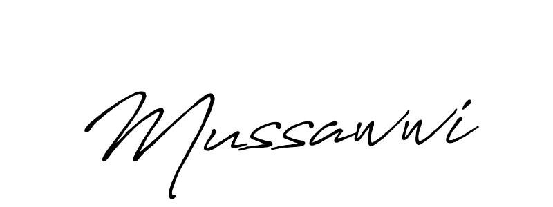 Make a beautiful signature design for name Mussawwi. With this signature (Antro_Vectra_Bolder) style, you can create a handwritten signature for free. Mussawwi signature style 7 images and pictures png