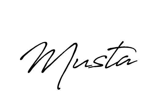 You should practise on your own different ways (Antro_Vectra_Bolder) to write your name (Musta) in signature. don't let someone else do it for you. Musta signature style 7 images and pictures png