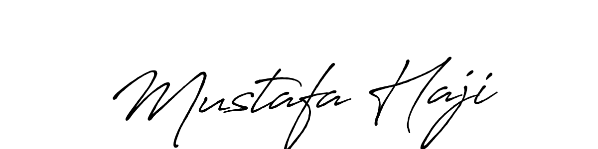 Make a short Mustafa Haji signature style. Manage your documents anywhere anytime using Antro_Vectra_Bolder. Create and add eSignatures, submit forms, share and send files easily. Mustafa Haji signature style 7 images and pictures png