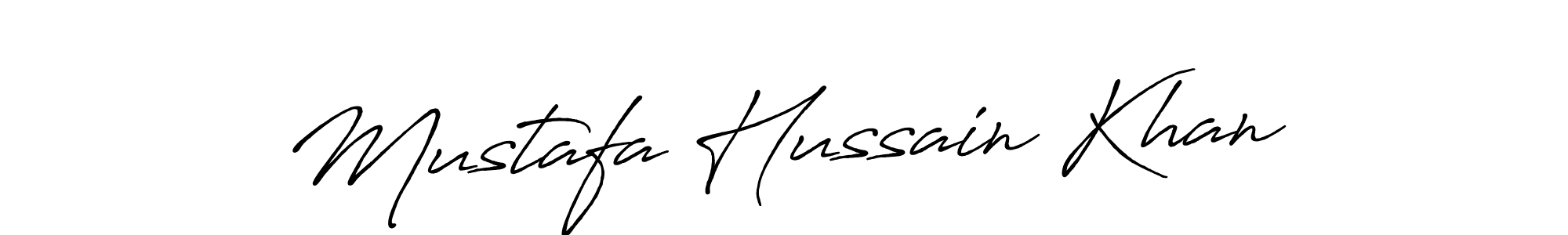 How to make Mustafa Hussain Khan signature? Antro_Vectra_Bolder is a professional autograph style. Create handwritten signature for Mustafa Hussain Khan name. Mustafa Hussain Khan signature style 7 images and pictures png