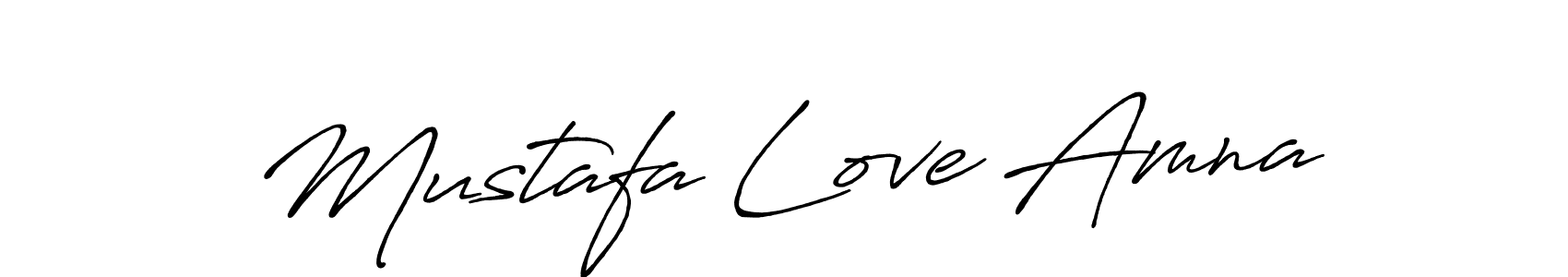 Once you've used our free online signature maker to create your best signature Antro_Vectra_Bolder style, it's time to enjoy all of the benefits that Mustafa Love Amna name signing documents. Mustafa Love Amna signature style 7 images and pictures png