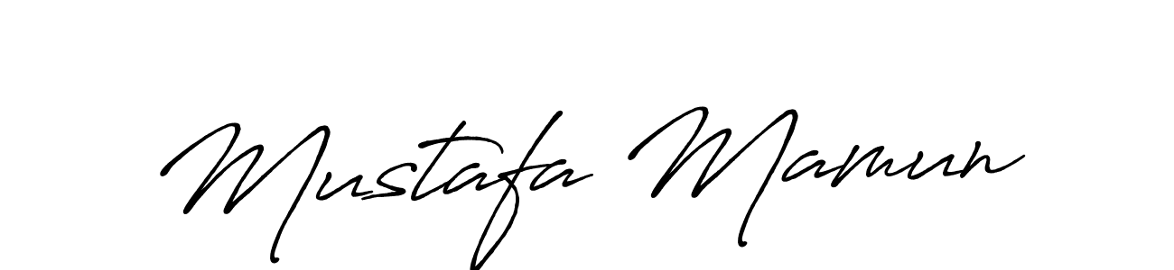 How to make Mustafa Mamun signature? Antro_Vectra_Bolder is a professional autograph style. Create handwritten signature for Mustafa Mamun name. Mustafa Mamun signature style 7 images and pictures png