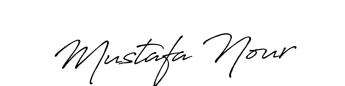This is the best signature style for the Mustafa Nour name. Also you like these signature font (Antro_Vectra_Bolder). Mix name signature. Mustafa Nour signature style 7 images and pictures png
