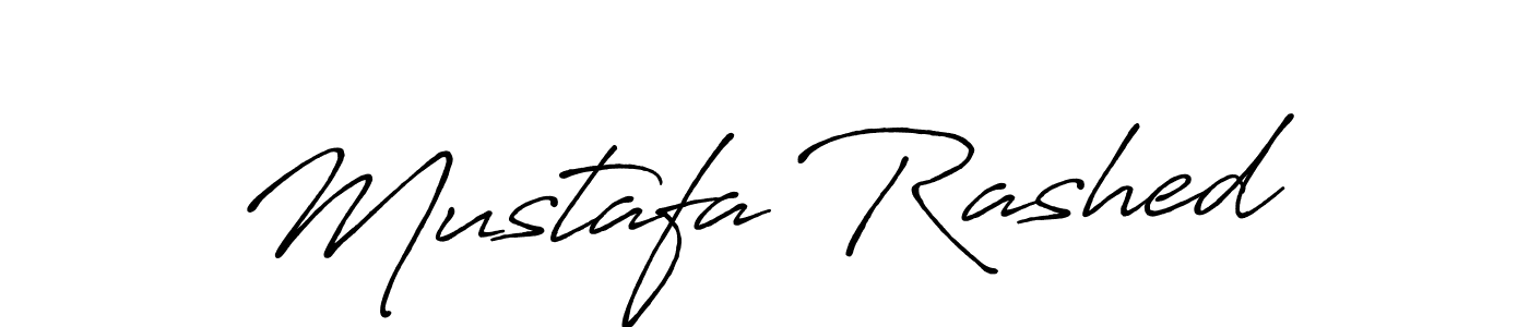 Use a signature maker to create a handwritten signature online. With this signature software, you can design (Antro_Vectra_Bolder) your own signature for name Mustafa Rashed. Mustafa Rashed signature style 7 images and pictures png
