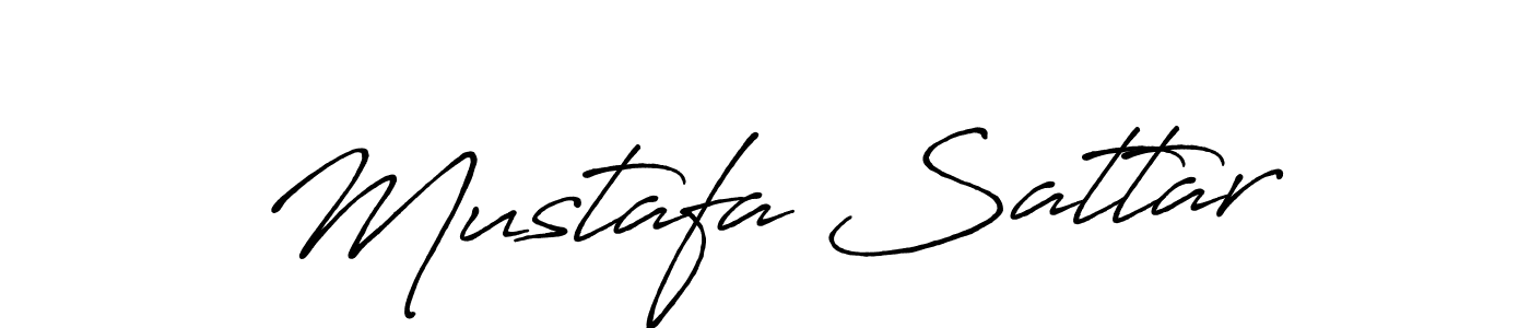 It looks lik you need a new signature style for name Mustafa Sattar. Design unique handwritten (Antro_Vectra_Bolder) signature with our free signature maker in just a few clicks. Mustafa Sattar signature style 7 images and pictures png
