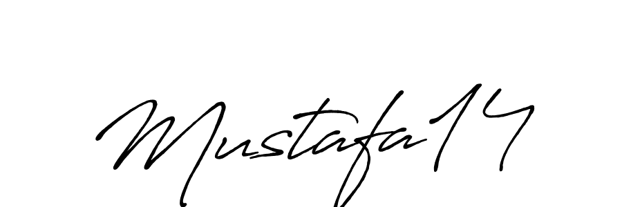 Make a beautiful signature design for name Mustafa14. Use this online signature maker to create a handwritten signature for free. Mustafa14 signature style 7 images and pictures png