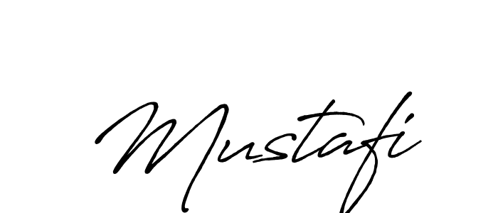 How to make Mustafi name signature. Use Antro_Vectra_Bolder style for creating short signs online. This is the latest handwritten sign. Mustafi signature style 7 images and pictures png