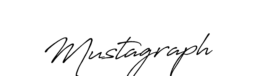 Make a beautiful signature design for name Mustagraph. With this signature (Antro_Vectra_Bolder) style, you can create a handwritten signature for free. Mustagraph signature style 7 images and pictures png